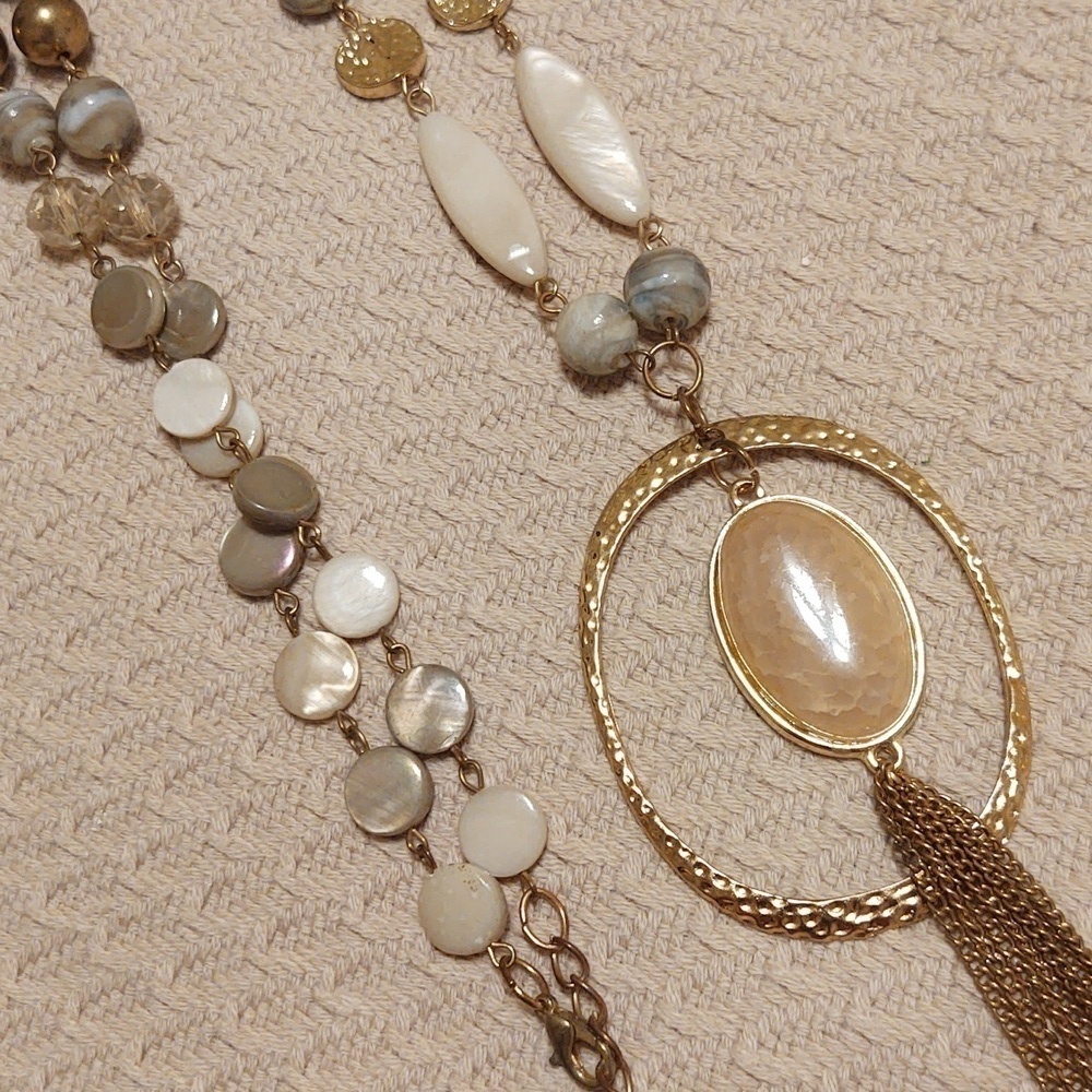Jules B Beaded Necklace and bracelet bundle with earrings - Picture 7 of 10